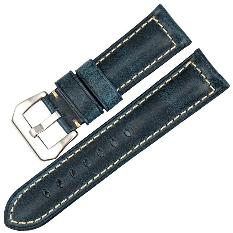 
Whole Sale Best Price Brown Oil Wax Leather Band Watch strap 