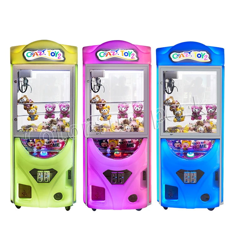 Guangdong красочный рай монетная сумасшедшая игрушка 2 кран игровой автомат