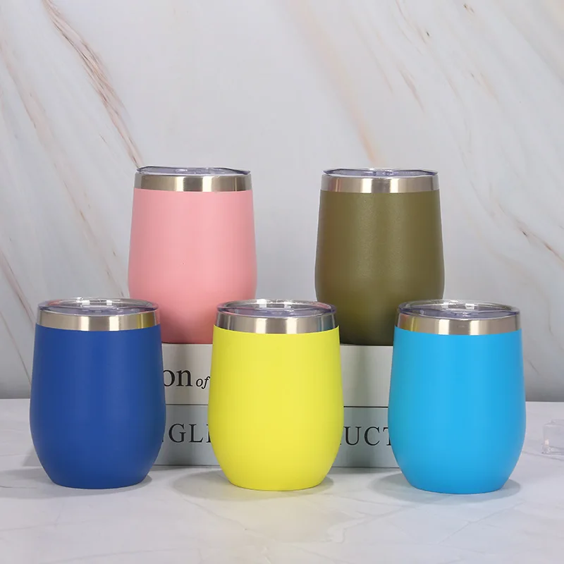 custom wine glasses stainless steel thermos coloured wine glasses