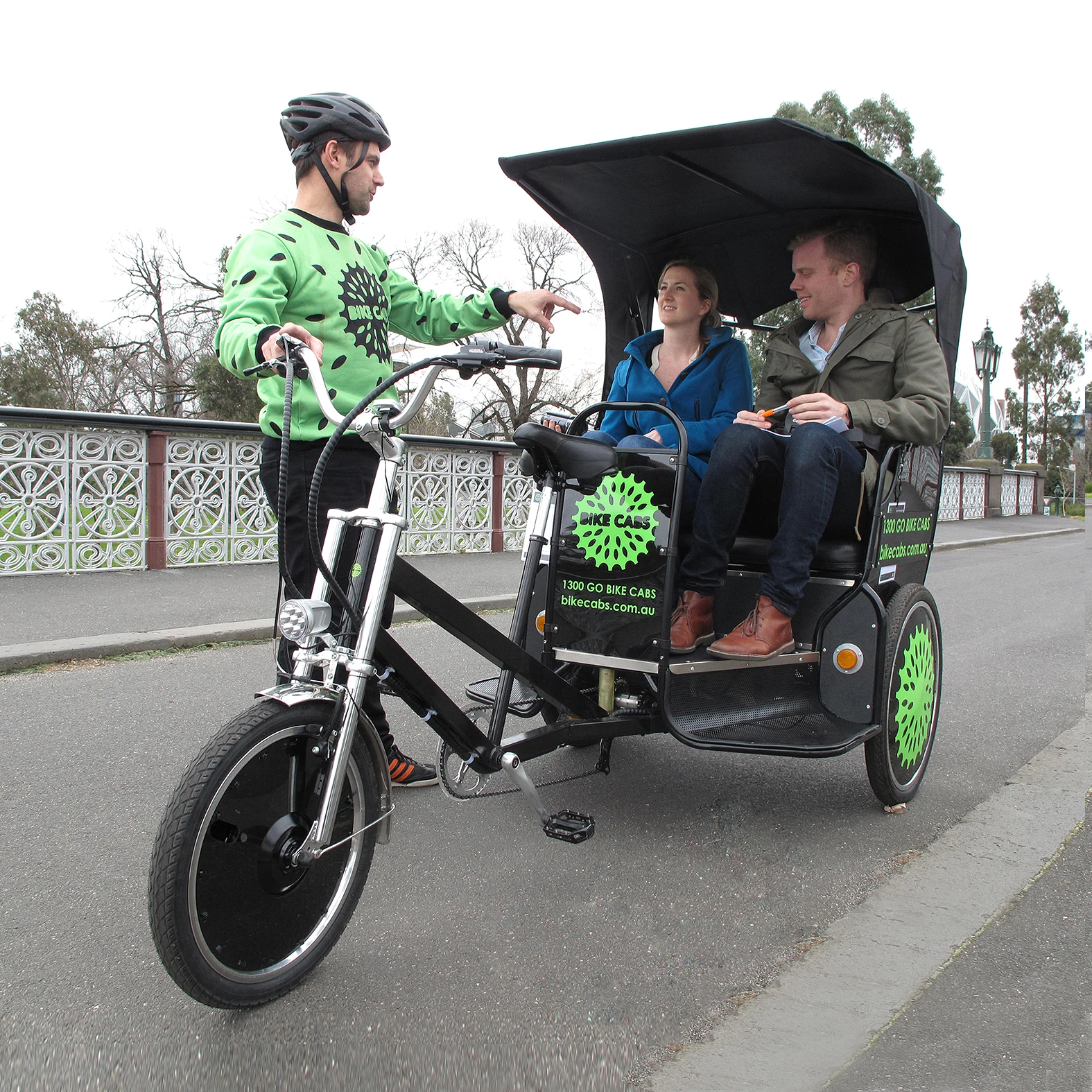 Эстер питание от аккумулятора Pedicab Rickshaw Электрический рикша с динамиком
