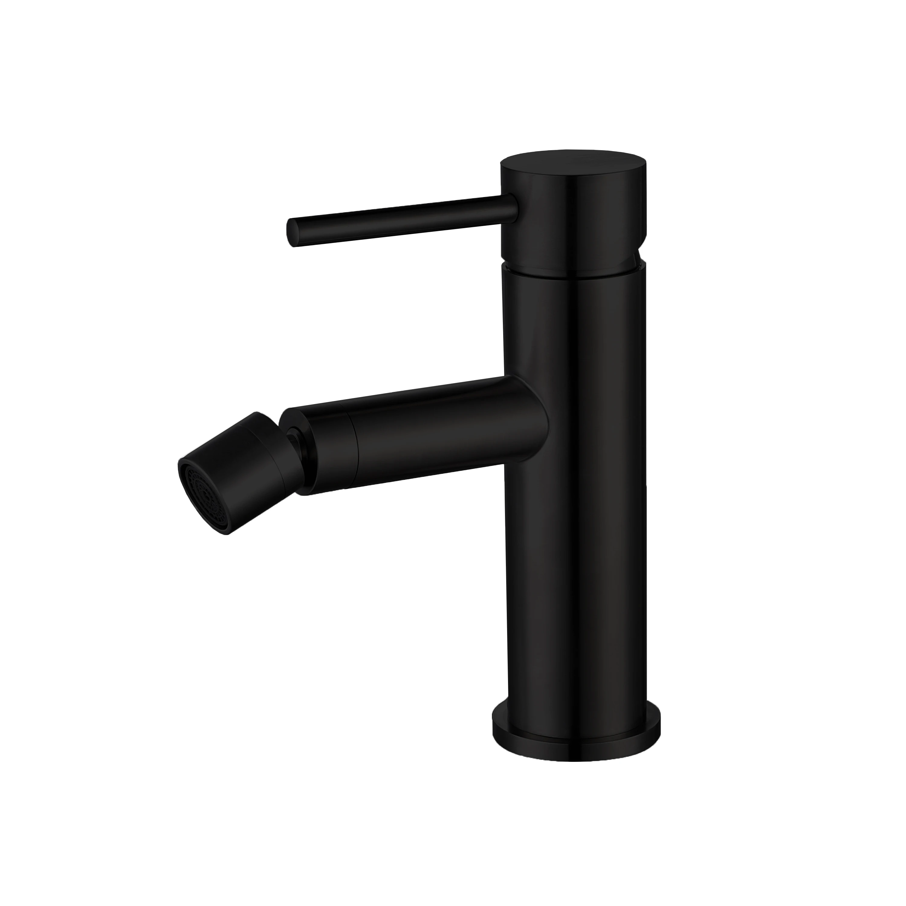 matte black 304 stainless steel Ball joint aerator head  toilet bidet faucet inox   bathroom basin  bidet mixer taps