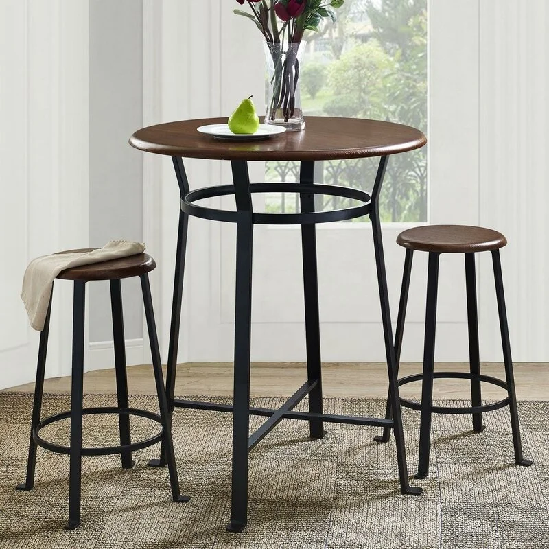 Dining Kitchen Table Dining Set 3 Piece Small Farmhouse Dining Room Table Set Table