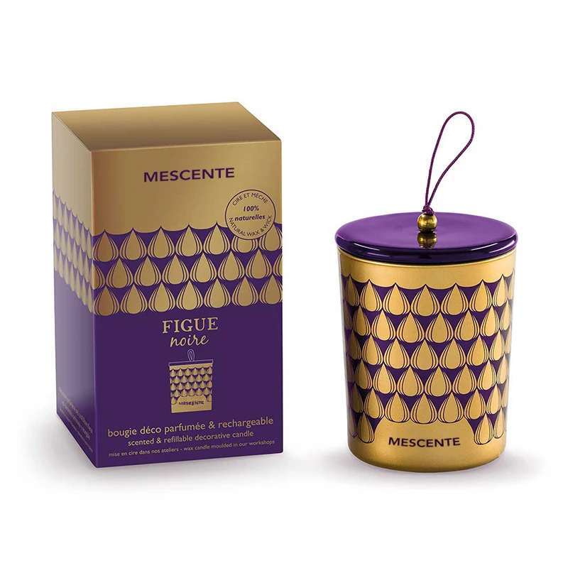 Mescente wholesale luxury custom private label aroma scented candle and reed diffuser gift set