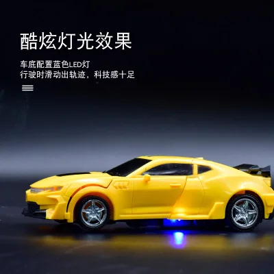 Rechargeable remote control car One-touch deformation Hornet robot Boy child electric toy car GC00031