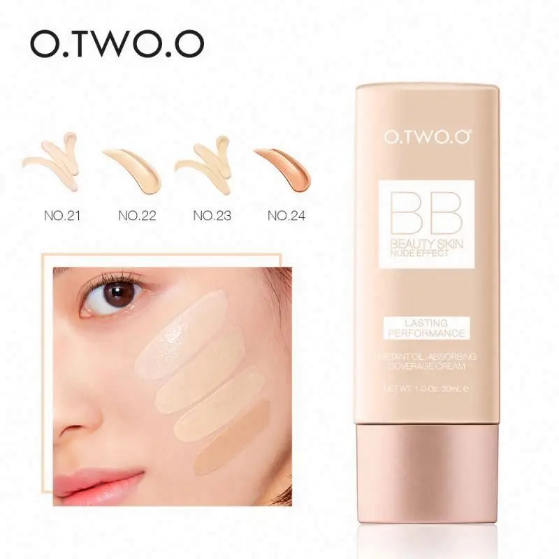 Waterproof Bb Cream for Dark Skin O.two.o Elegant Four Colors Liquid Oil Control