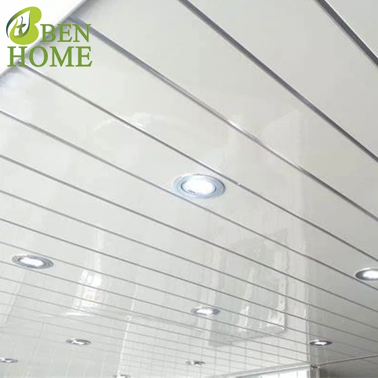 Modern False Ceiling White Gloss Pvc Ceiling Panel For Toilet