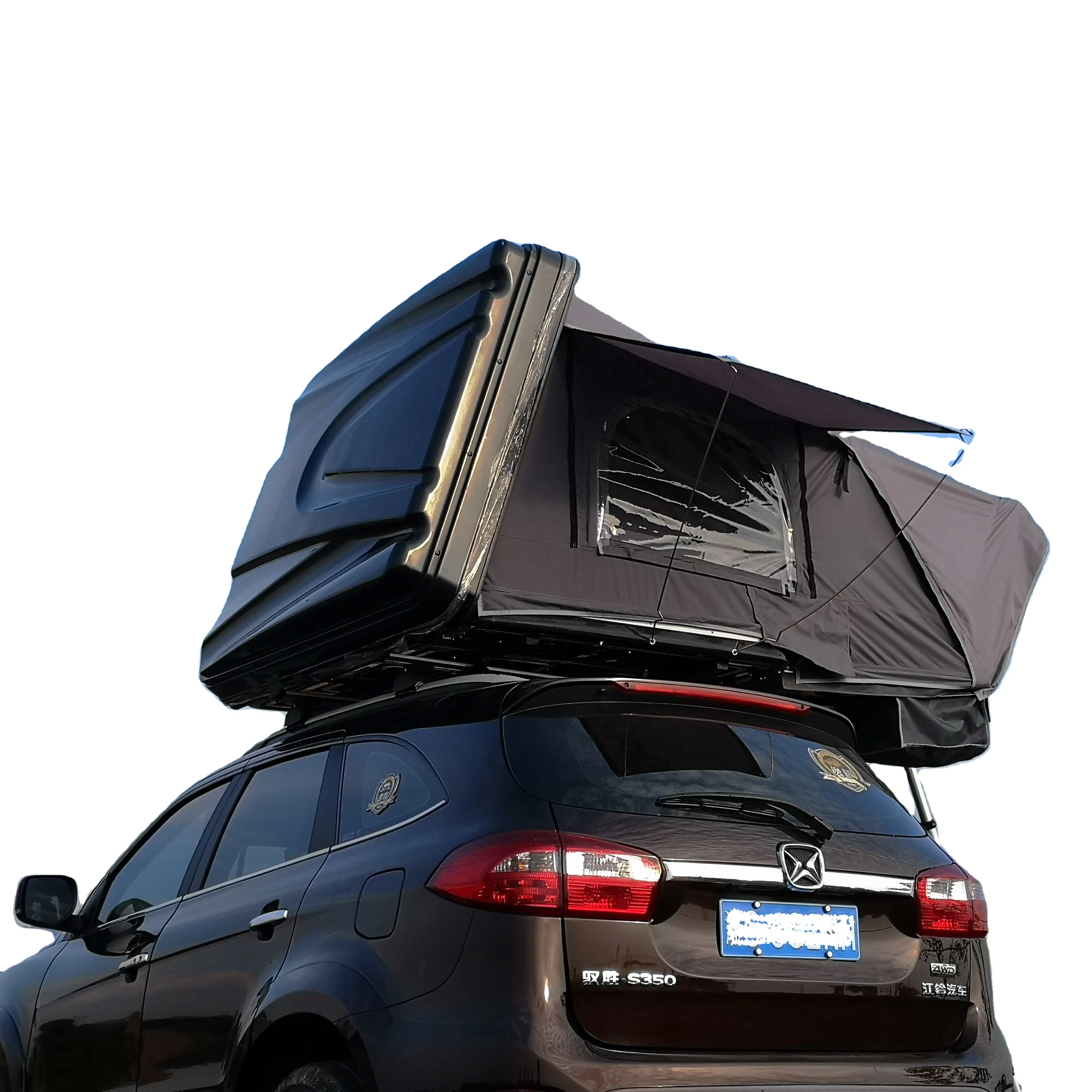 High Quality 4wd Offroad Truck Outdoor Hard Shell Roof Top Tent 4 Person for Camping