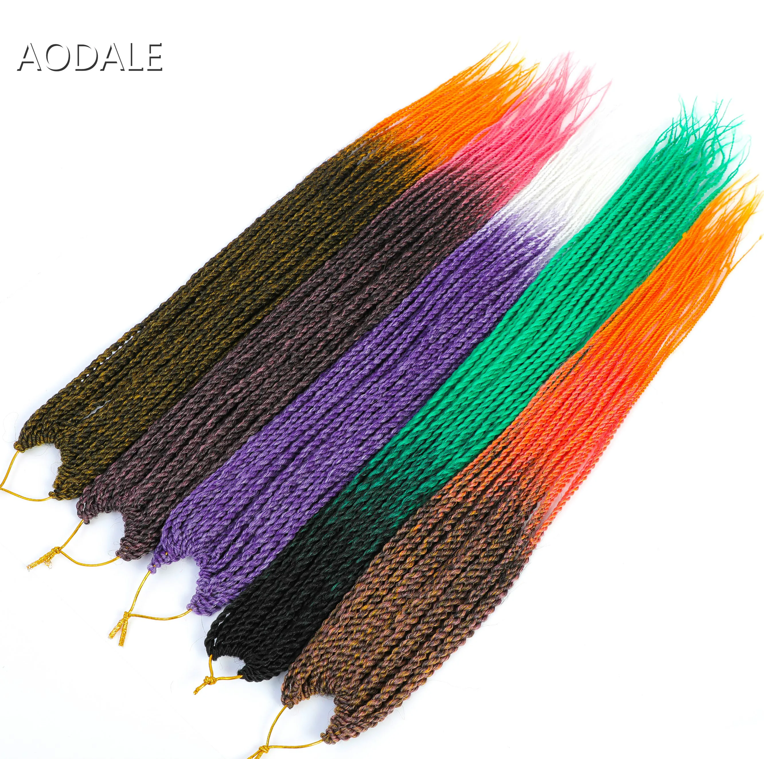 
Wholesale price crochet braid synthetic hair Senegalese afro twist braiding hair bulk crochet braids 