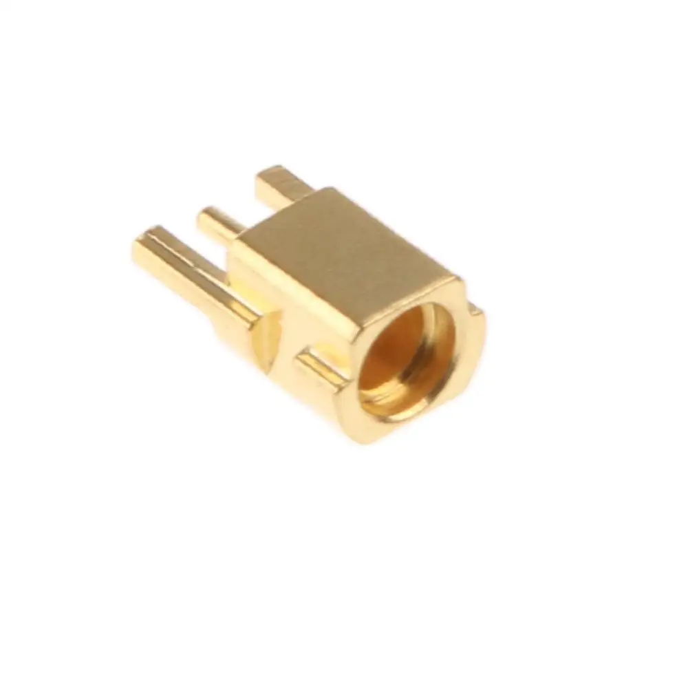 PCB Mount Right Angle Gold Plated MMCX Female Connector