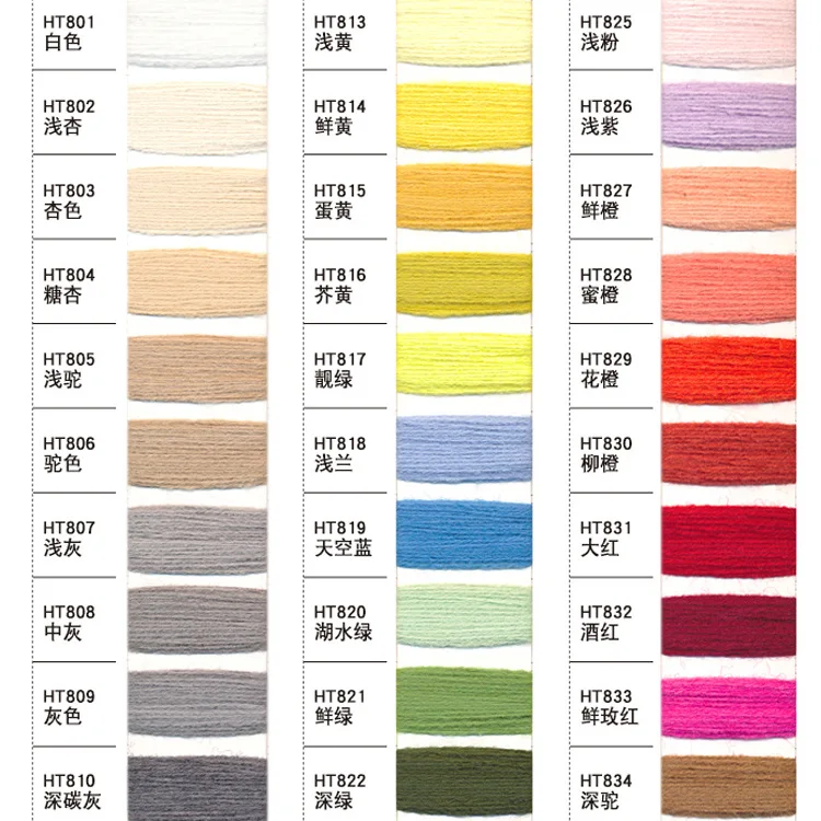  High Quality 2 Strands Thick Knitting Yarn Spray Dyed Custom Color Acrylic Blended Wool Non Ball