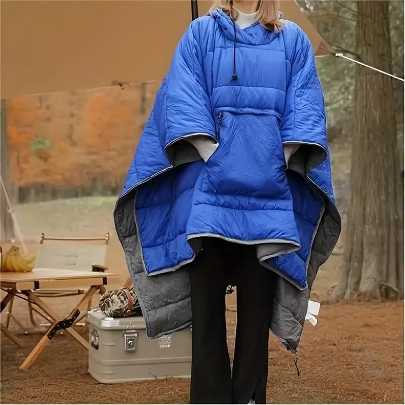 Lightweight Down Cotton Blanket Versatile Cloak and Poncho