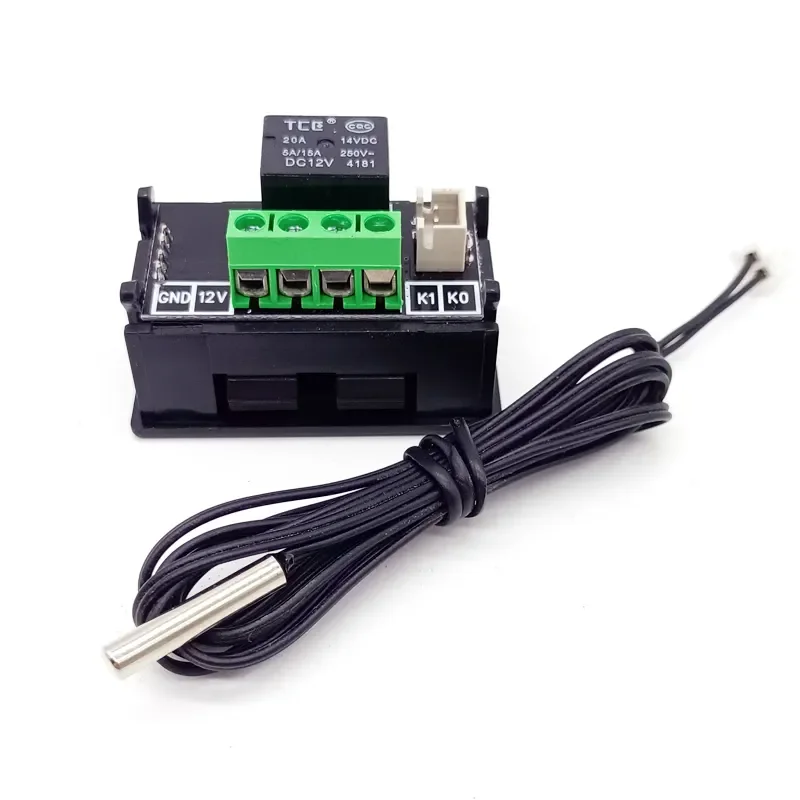 W1209 W1209WK DC12V Small Temperature Controller Hennight Temperature 24V Training Box Temperature Control Switch W2809 W1209C