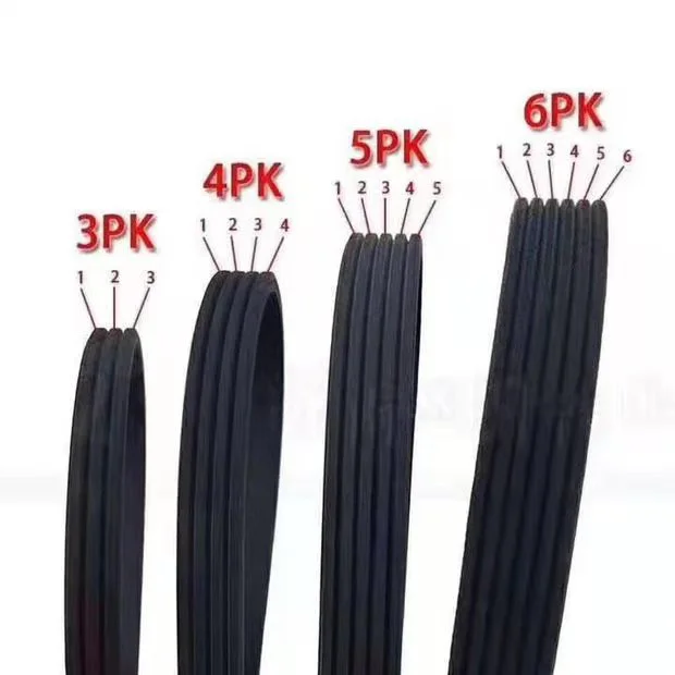 Supply 3PK/4/5/67/8/9PK drive belt fan belt.