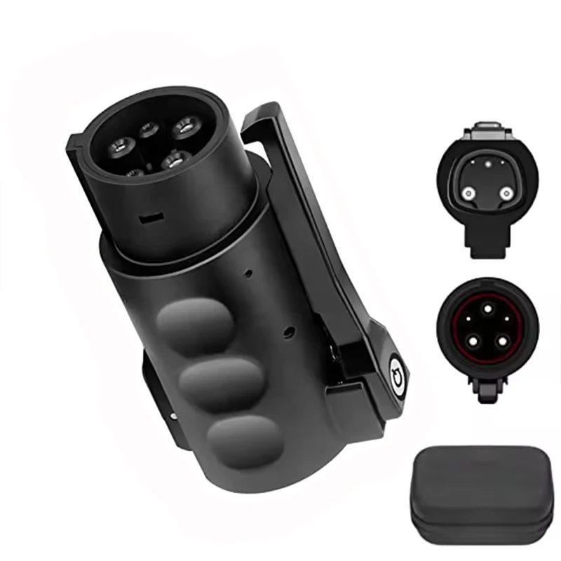 SAE 80A 240V AC Tesla Charger Connector Type 1 EV Car Charger Adapter Tesla to J1772 Adapter For Tesla Model 3 S X