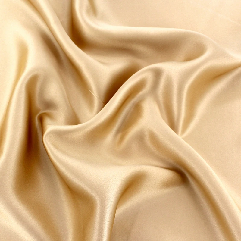 Oeko-Tex 100 Wholesale Silk Pure Natural Silk Fabric 16 19 22 25 30 Momme Custom Charmeuse Silk Fabric In Stock