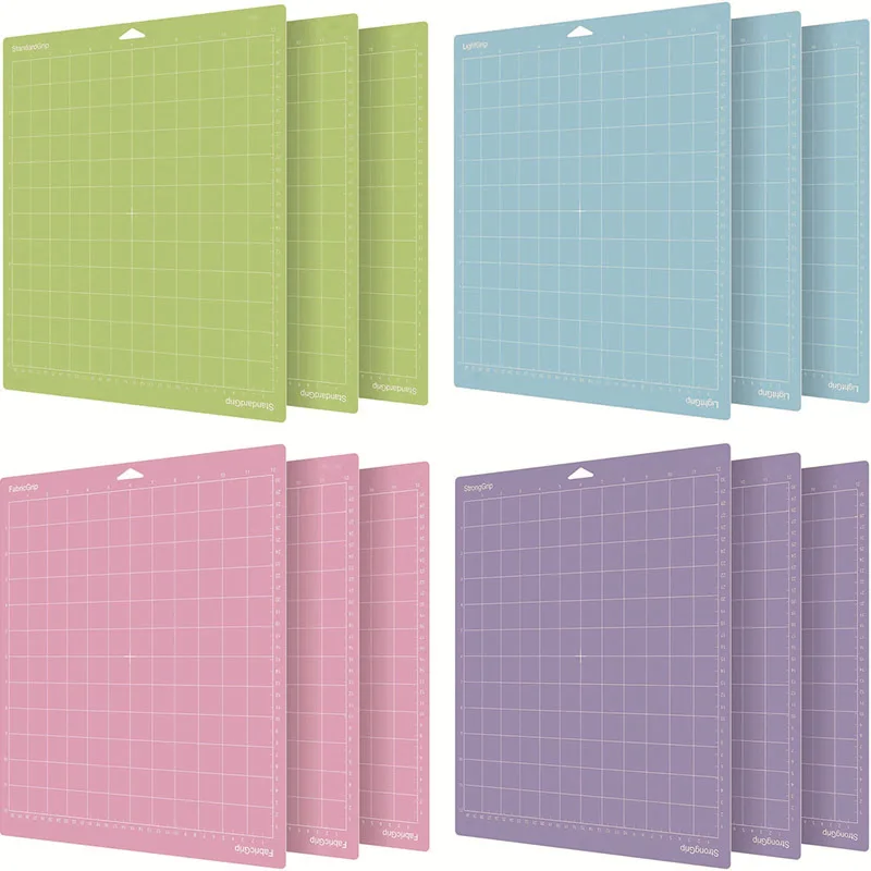 Cutting Mat for Cricut 8 Pack 6.5*4.5 Inch StandardGrip Adhesive Sticky Non-Slip Durable Mat for Cricut