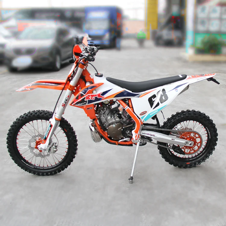 Large stock disc brake water cooling engine adult motorcycle enduro 2 stroke dirt bike 250cc