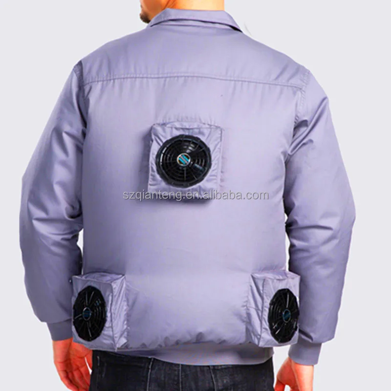 AQTQ Custom 2023 New Style Summer  Waterproof Air Conditioned Workout Clothing with Fan Jacket Fishing suit