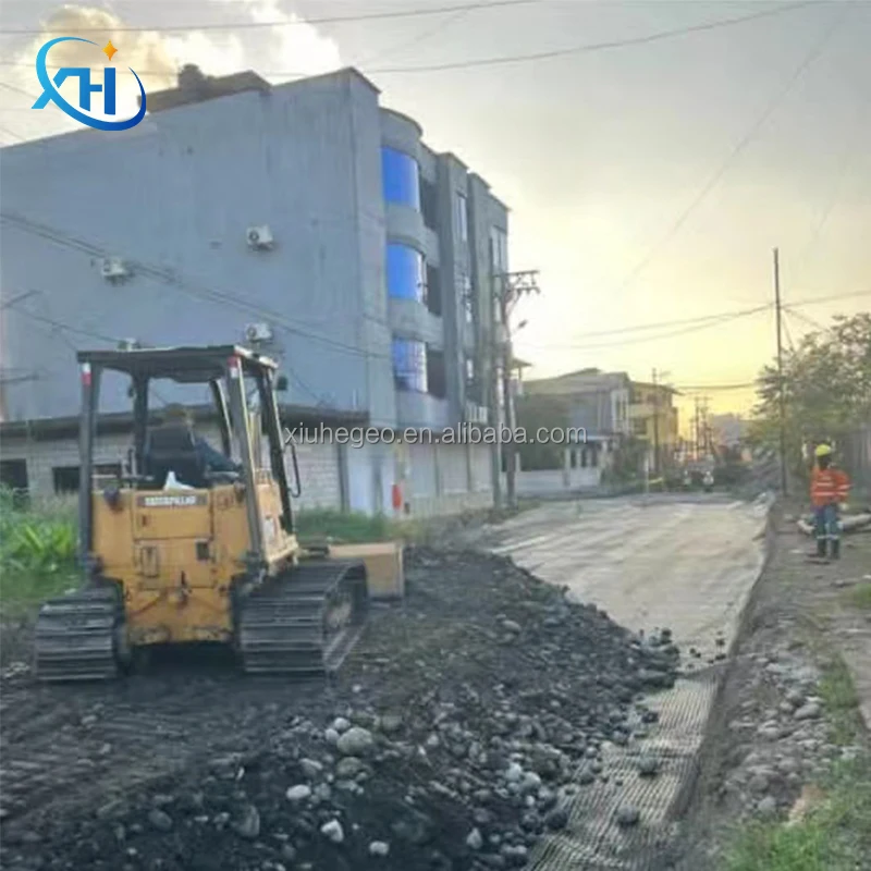 2020 3030 composite biaxial geogrid for slope protection and road subgrade erosion control reinforcement