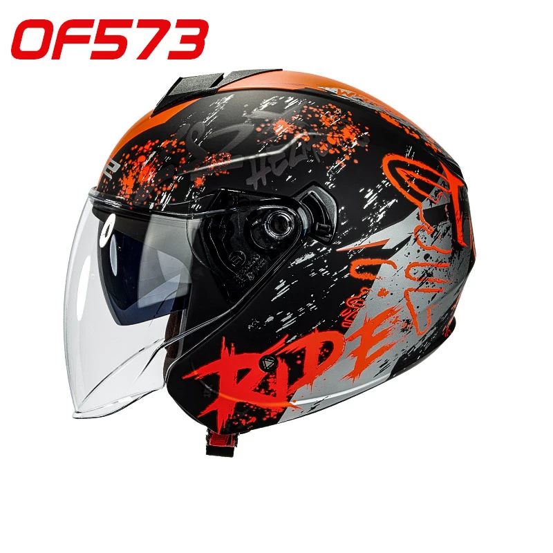 New LS2 OF573 twister double lens motorcycle helmet 3/4 open face summer jet scooter half face motorbike helm capacete casco LS2