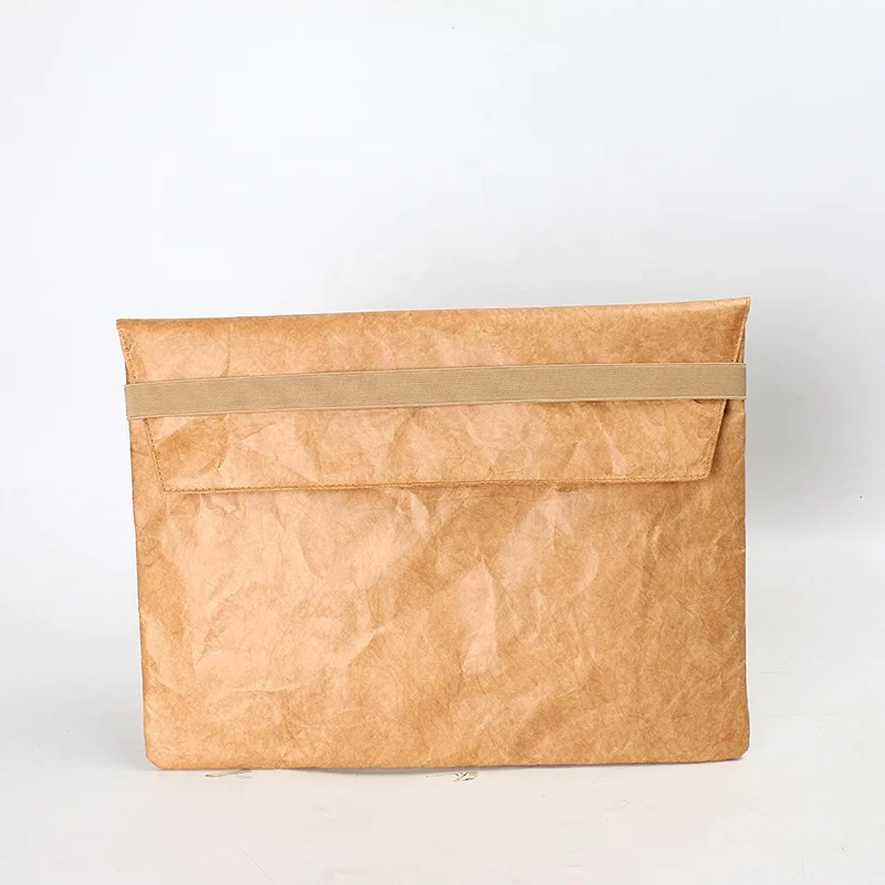 12/13/14/15/16 inch laptop sleeve lightweight Kraft paper envelope tyvek paper laptop sleeve recycled Tyvek document file bag A4