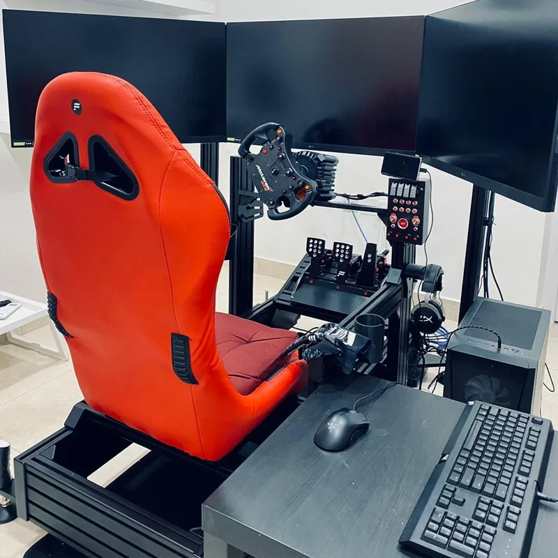 High Quality 40160 4080 4040 40120 Aluminum Frame Racing Simulator Seat simulator driving seat For G25 G27 G29 T300 T500 T80