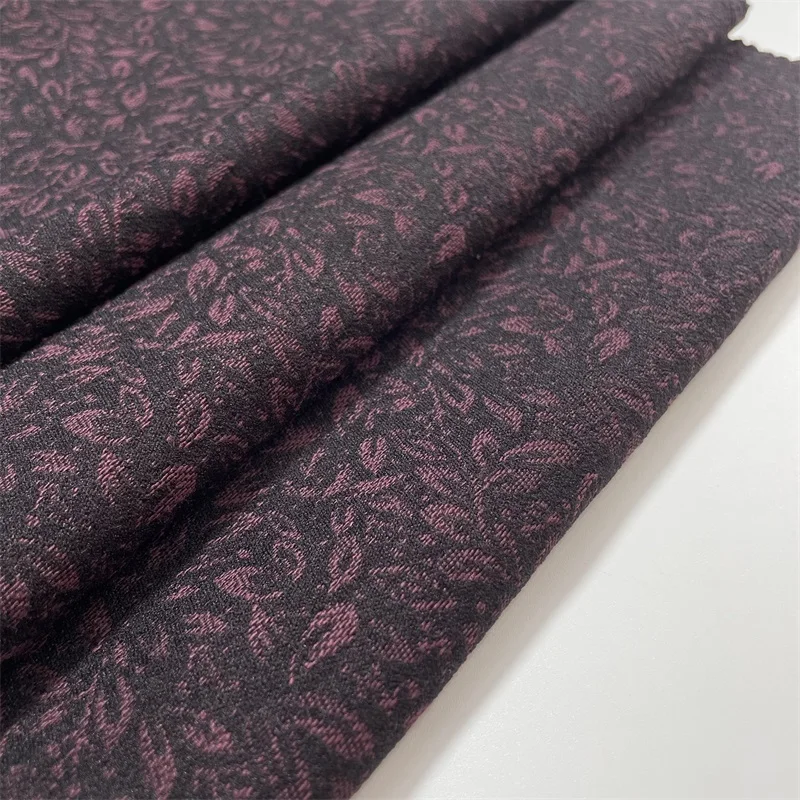 Sunplustex 2022 new manufacture dyeing solid stretch woven fabric viscose nylon spandex jacquard bengaline for leggings pants