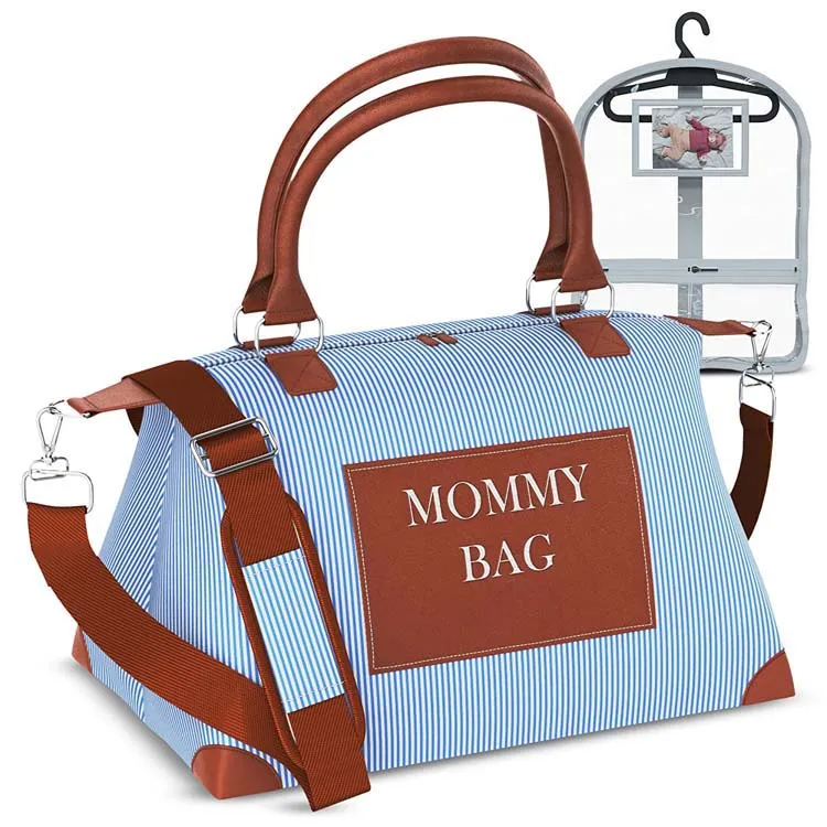 Custom nappy maternity bag portable baby diaper bag waterproof comfortable shoulder tote carry mama bag for hospital