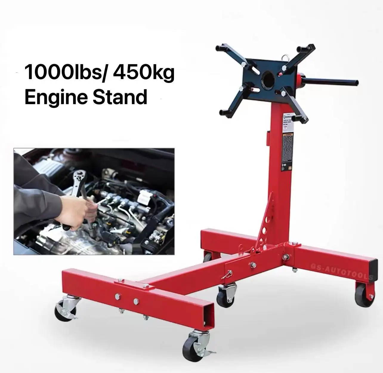 1000lbs/1250lbs/2000lbs Engine Stand Work shop engine hoist Engine gear box turning frame
