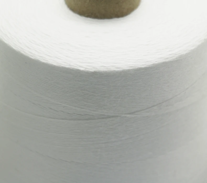 Cheap White Sewing Thread Polyester Fiber Manufacturer Textile Accessories Garment