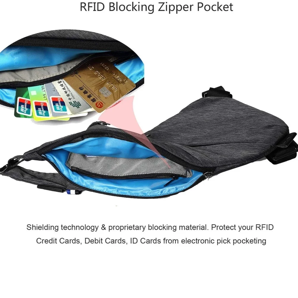 
Sling Bag Shoulder Chest Crossbody Bags Lightweight Casual Outdoor Sport Travel Hiking Multipurpose Anti Theft Sling Pure 