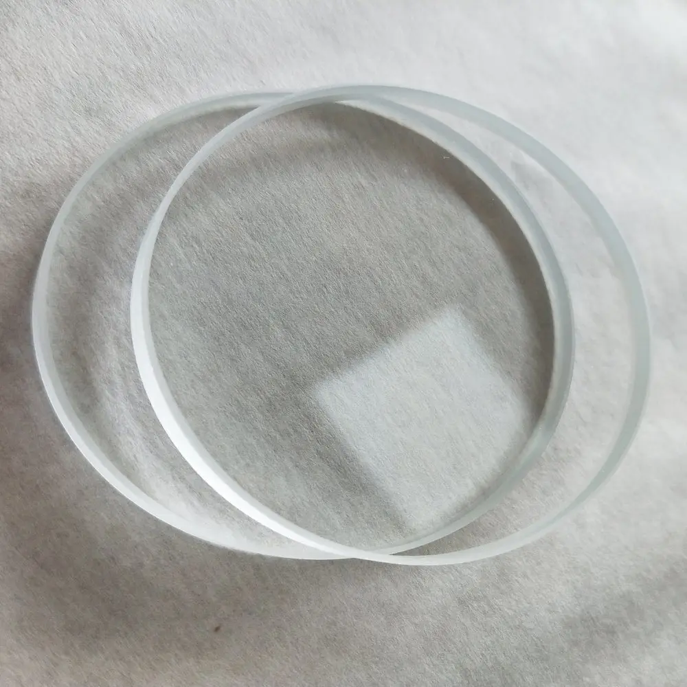 Heat resistant clear borosilicate glass sight glass