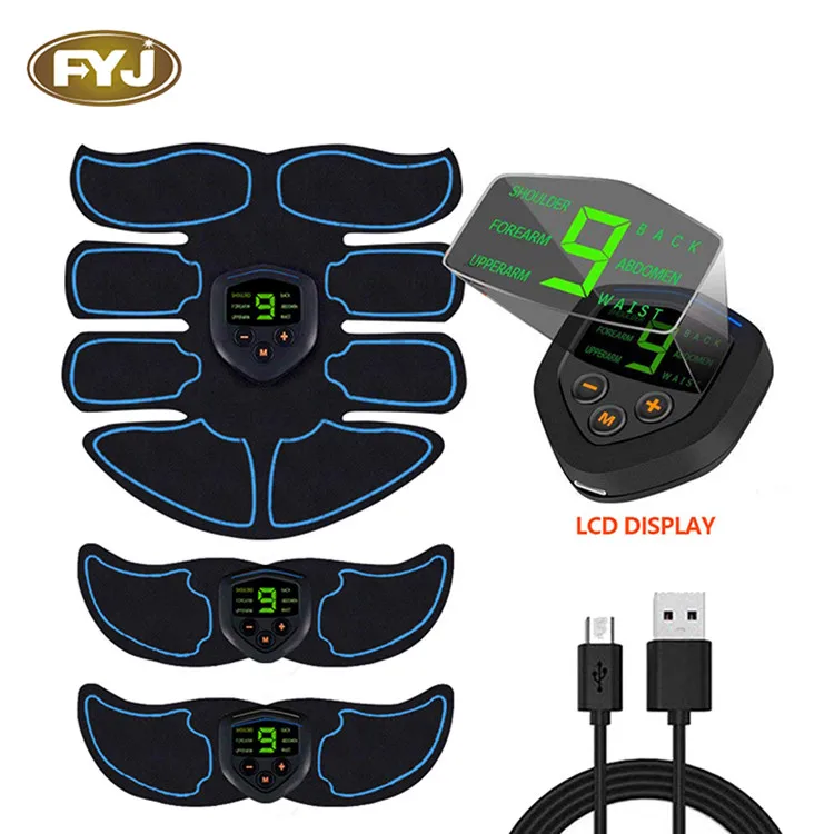 best sellers 2020/2021 electric ems abs muscle stimulator slimming trainer for body fitness muscle building