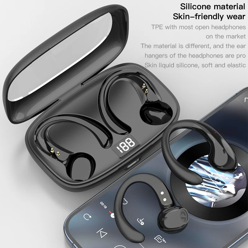 Bluetooth-наушники TWS HD стерео шумоподавляющие беспроводные наушники Bluetooth-5 1 с открытыми наушниками