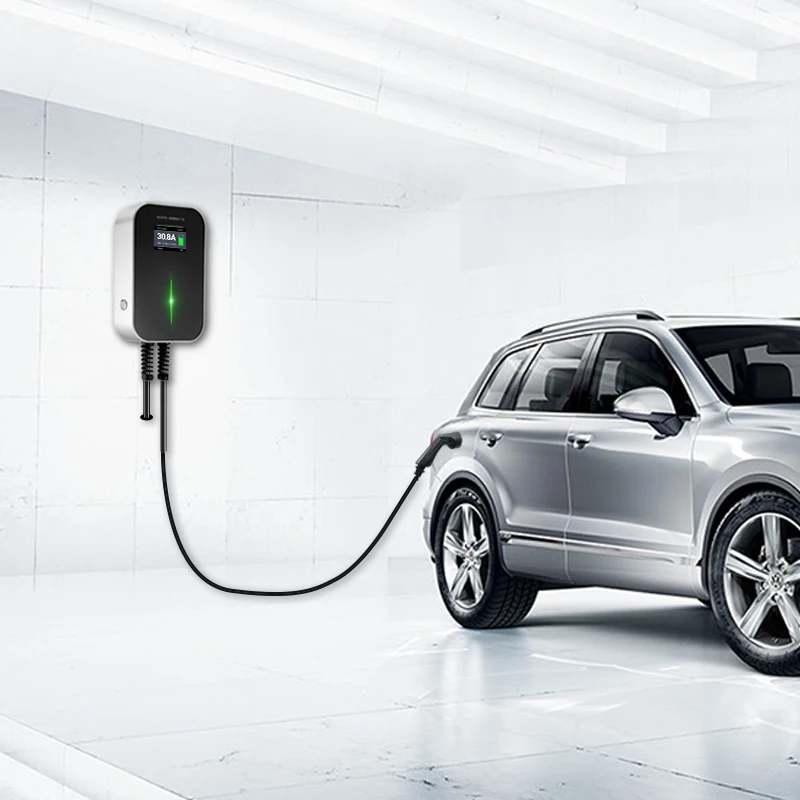 Радиочастотное электрическое автомобильное зарядное устройство wallbox, тип 2, 22 кВт, 32a, ev, настенные зарядные станции