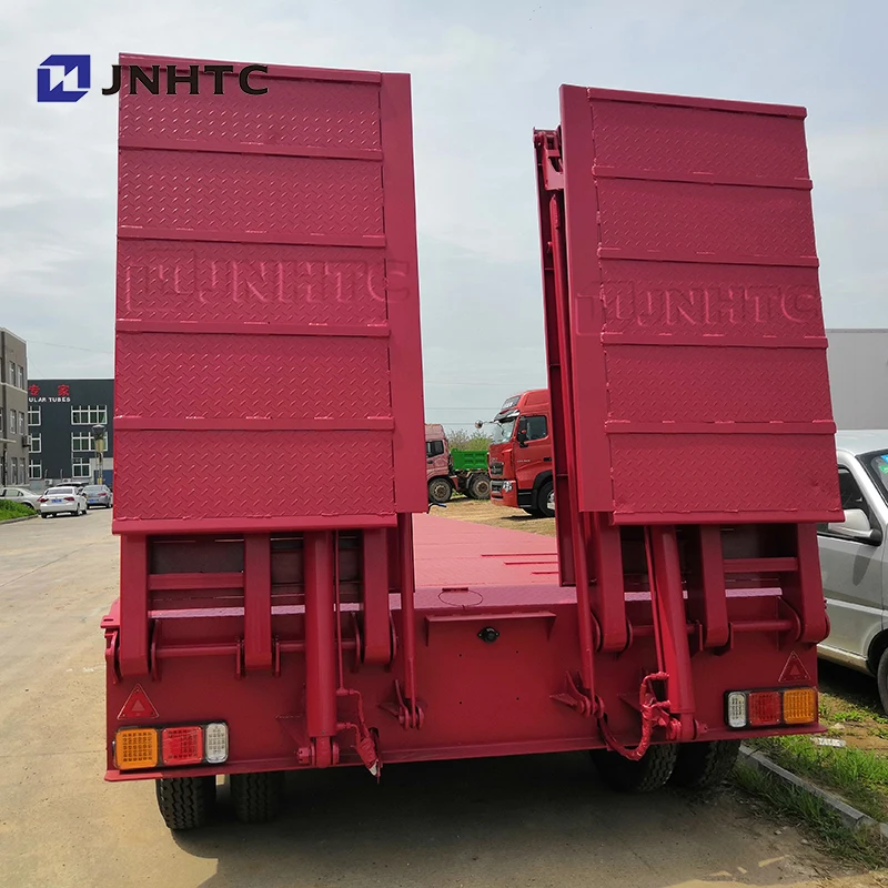 Низкорамный прицеп JNHTC заводская цена 60-100 тонн 3 или 4