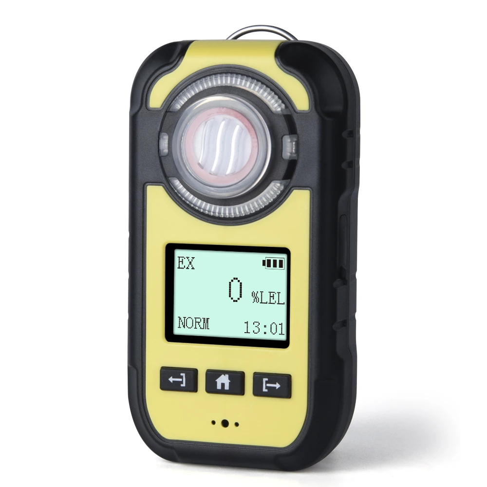 Bosean high quality Hot sale portable CH4 H2S O3 O2 LEL  single gas detector with alarm light