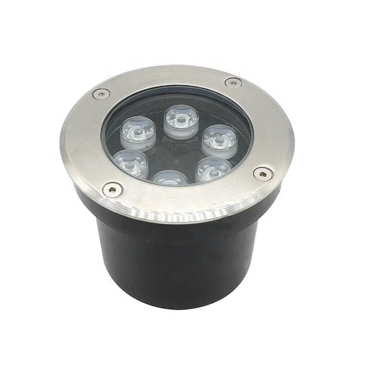 6W Recessed underground IP68 12V 24V RGB inground deck floor Swimming Pool LED Underwater Light