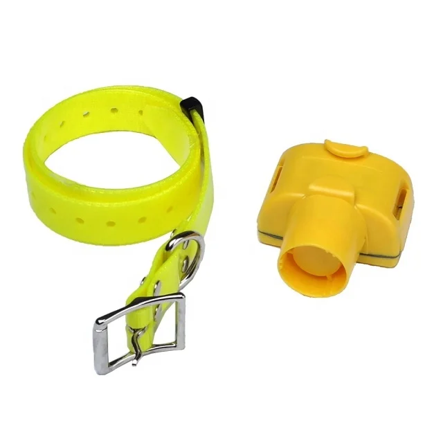 Yellow color hunting Dog Collar beeper Dog Training Collar waterproof for small medium large dogs