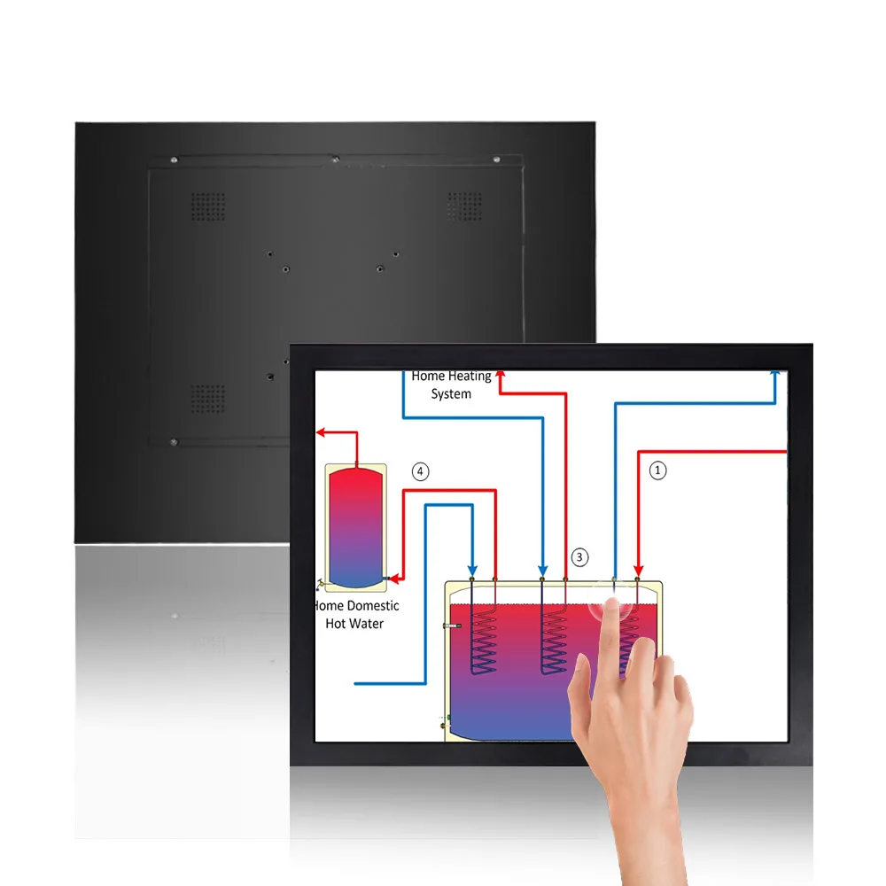 19 Inch 4:3 TFT LCD Display 1280*1024 Industrial touch screen Monitor With HDMI VGA For Standard Cabinet lcd screen monitor