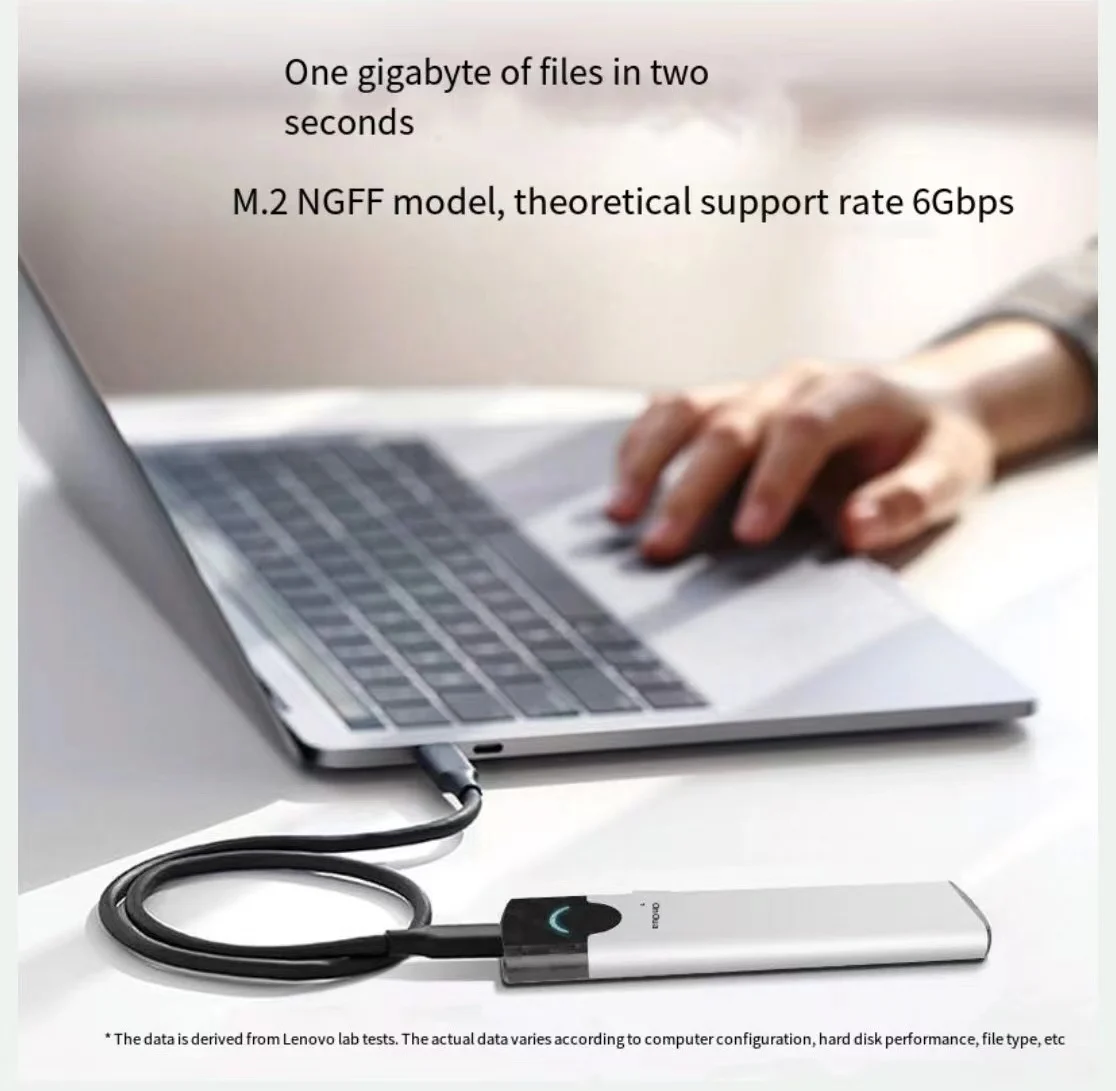 m.2sata solid state drive box NG-FF protocol to USB3.0 external reader Len ovo M01 M.2 hard drive case
