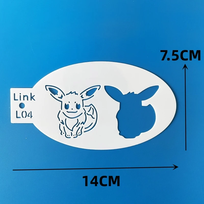 Reusable tattoo templates with new patterns are available from stock Oval rectangular irregular square sickle shaped