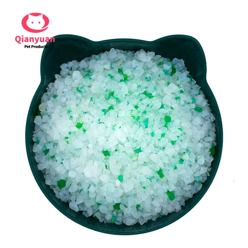 3% blue fresh pure silica sand silica gel cat litter 3.8l silica gel cat litter good absorb ability