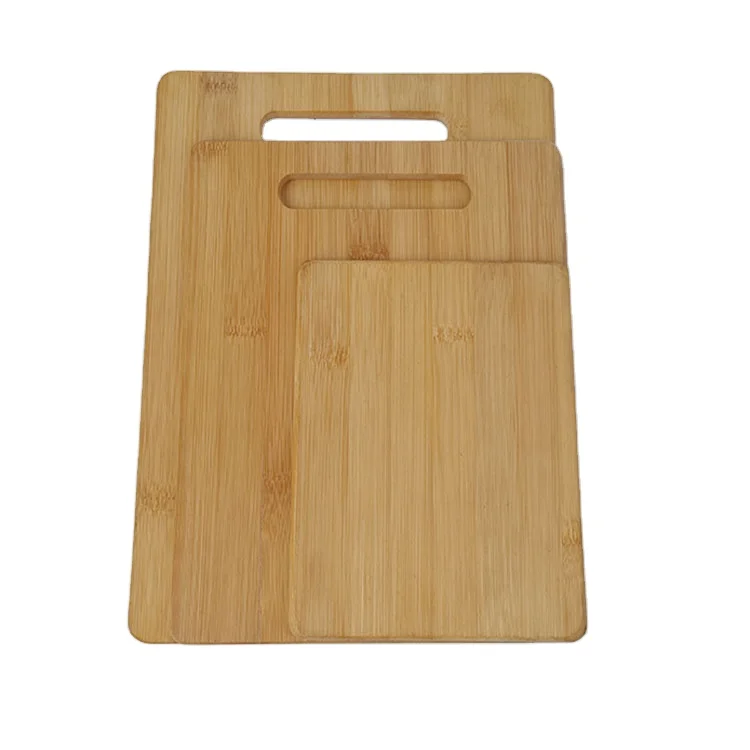 Hot Sale 3 Piece Bamboo Cutting Board Chopping Set for