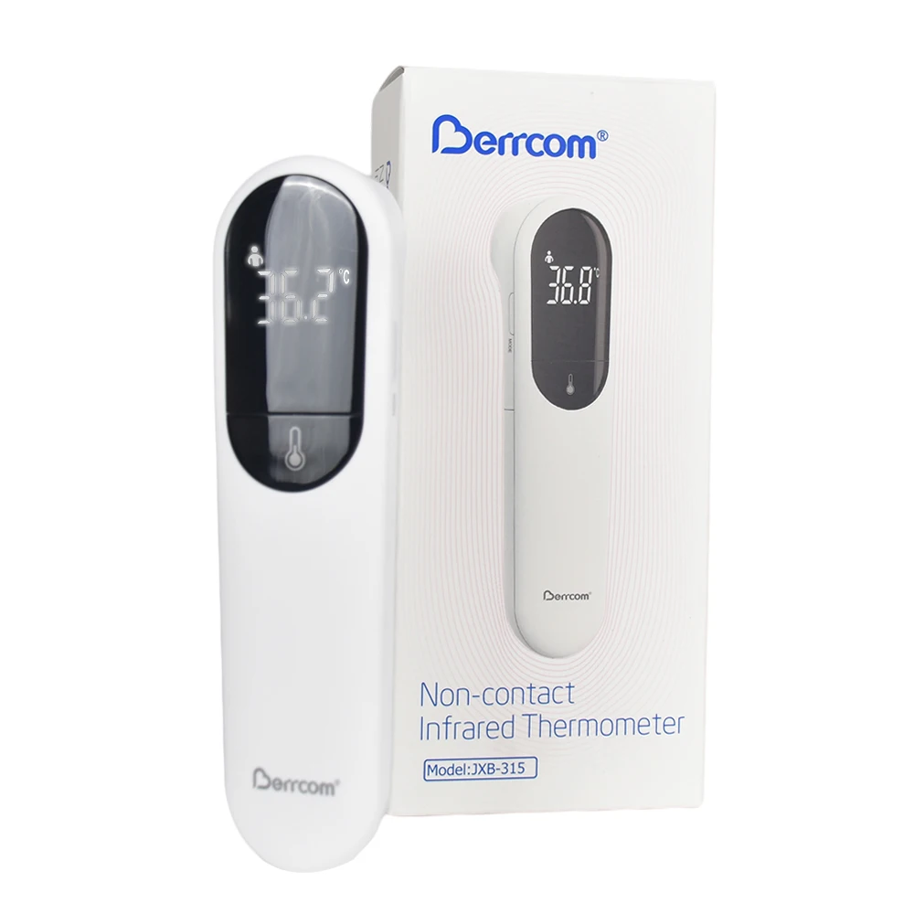 Smart Fever Alarm Adult Medical Contactless Body Temperature Infrared Thermometer Forehead Non Contact Thermometer