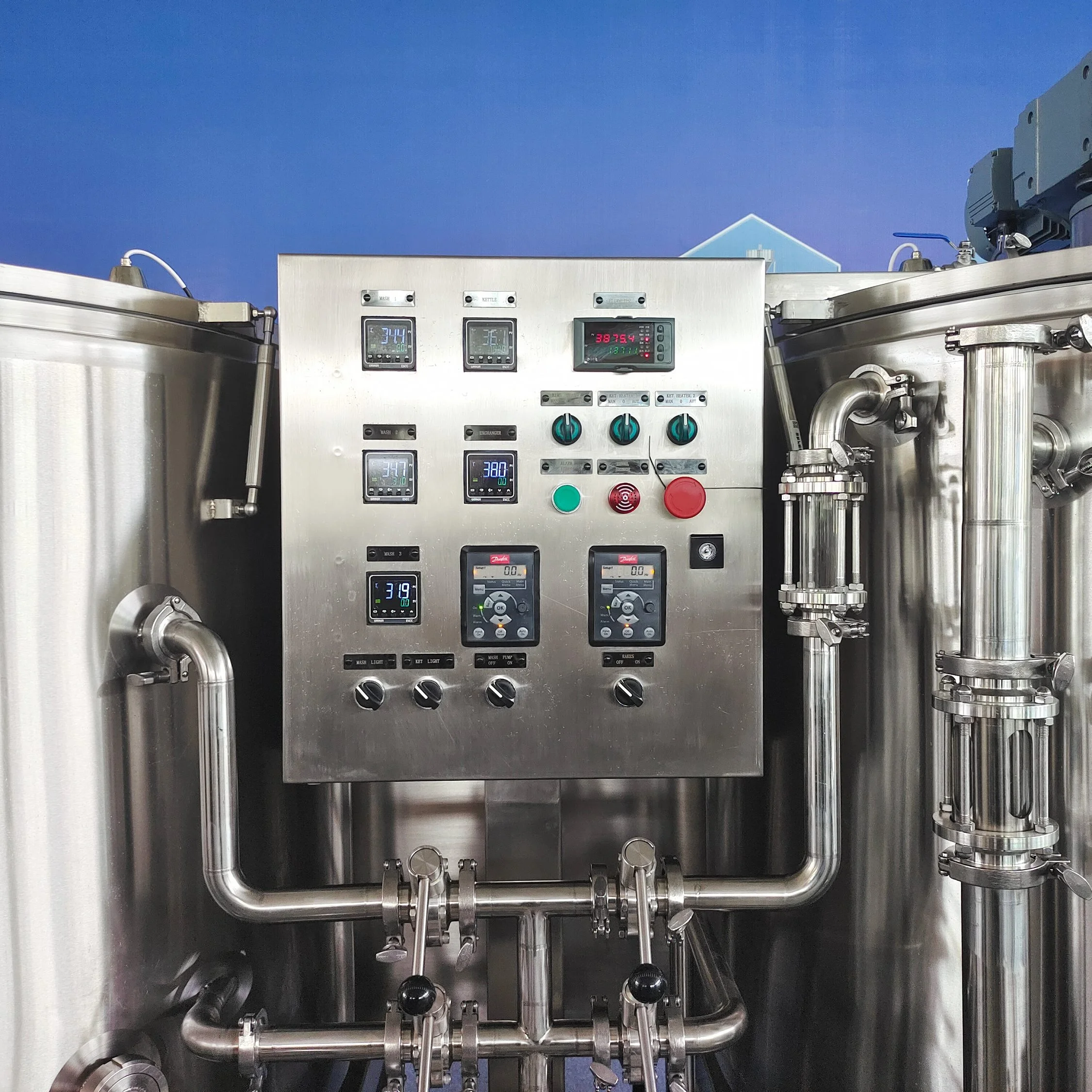 Industrial Brewing Equipment Turnkey Brewery System Complete 500L 5BBL Brewhouse Brewery Beer Making Machine