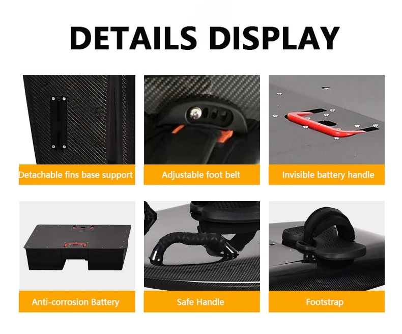 2024 Hot Sale Water Sports OEM ODM  Fast Water Board Electric Surfboard Motorized Surfboards