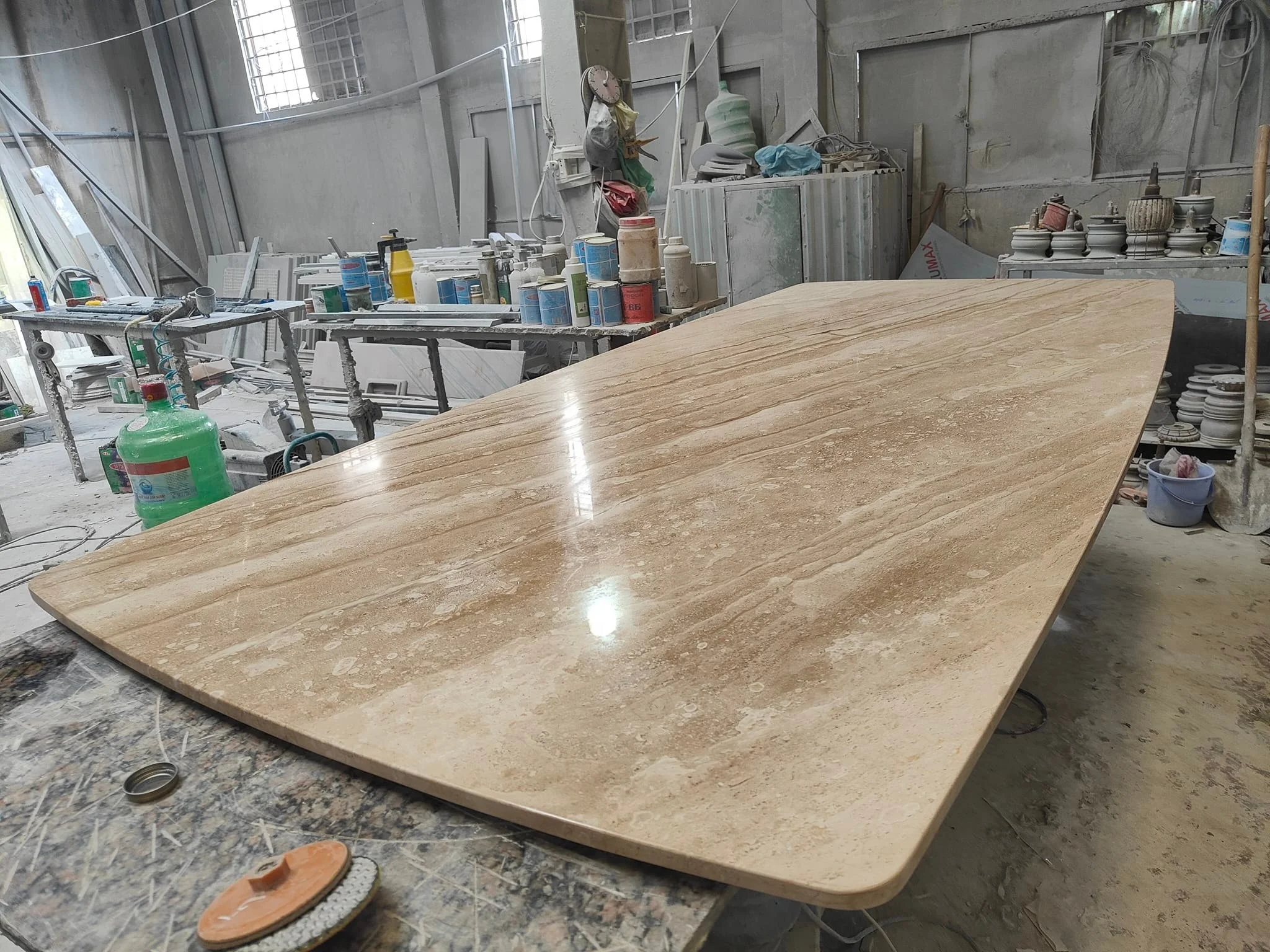 Luxury metal stainless steel brass surface tables modern sofa coffee table marble