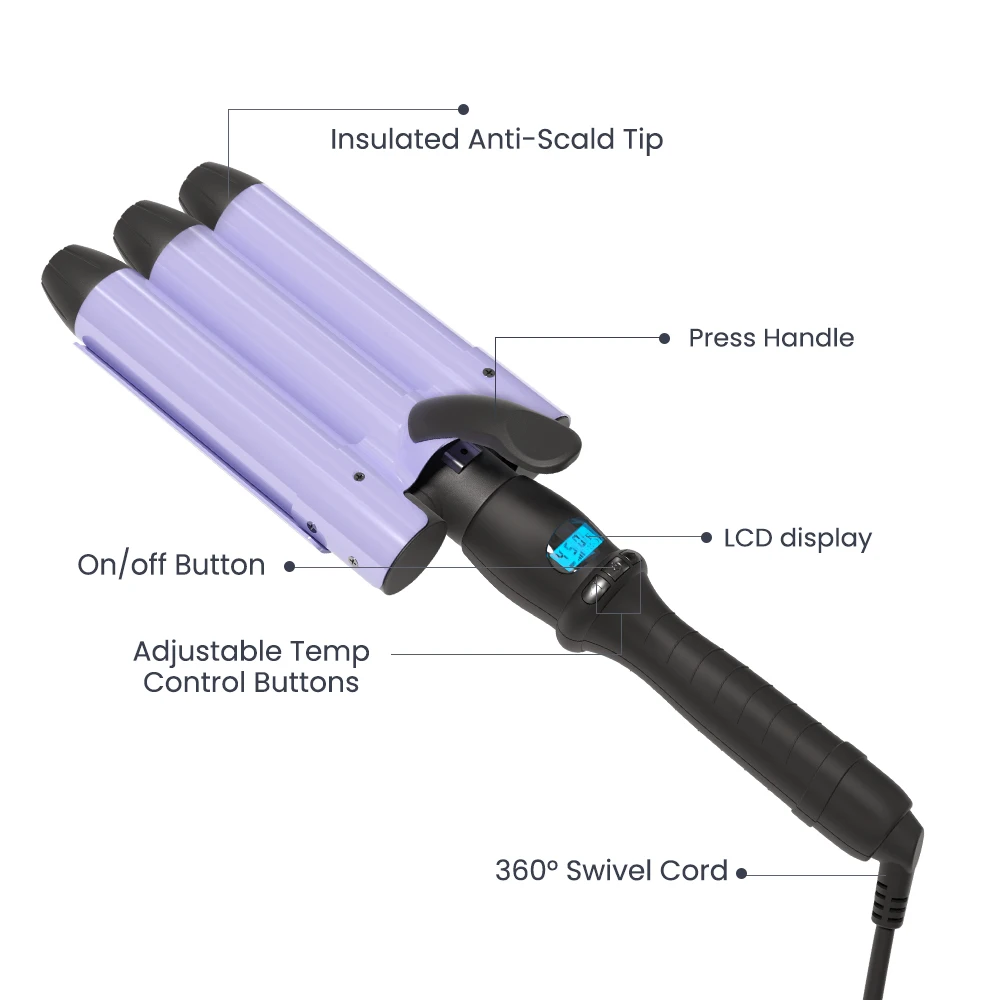 2024 new product hair curler Home Use New t3 curling iron