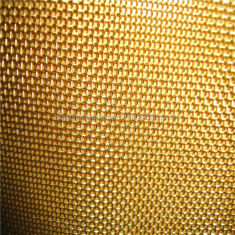 4 6 9 Mesh copper brass woven wire mesh